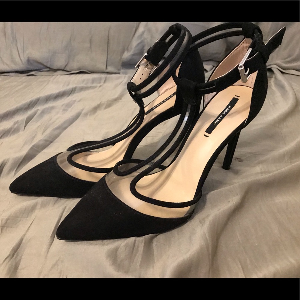 Zara Basic Black Heels